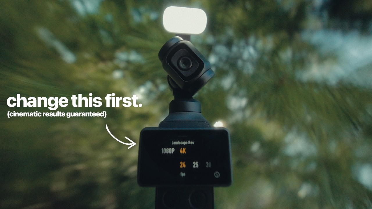 Хватит использовать неправильные настройки на DJI Pocket 4!