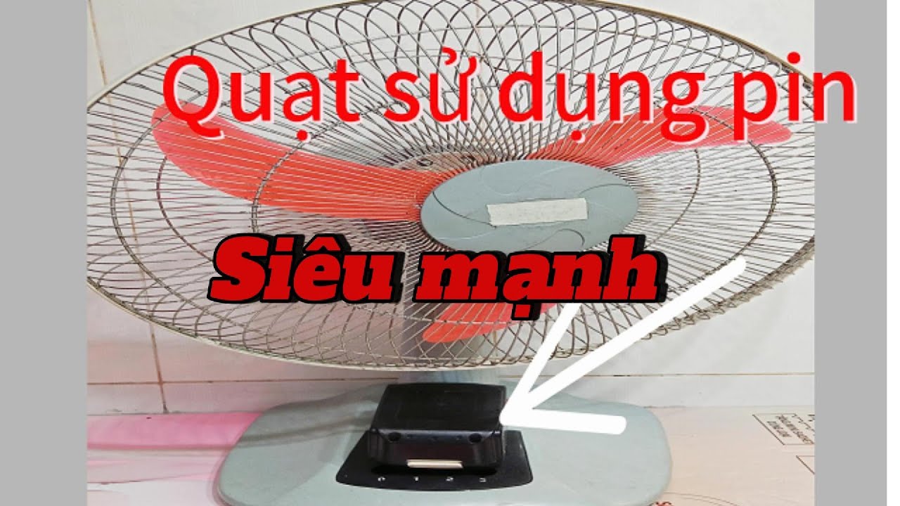 QUẠT SÀI PIN MÁY KHOAN | ĐỘNG CƠ KHÔNG CHỔI THAN | GIÓ CỰC MẠNH – DÙNG CHÂN PIN PHỔ THÔNG