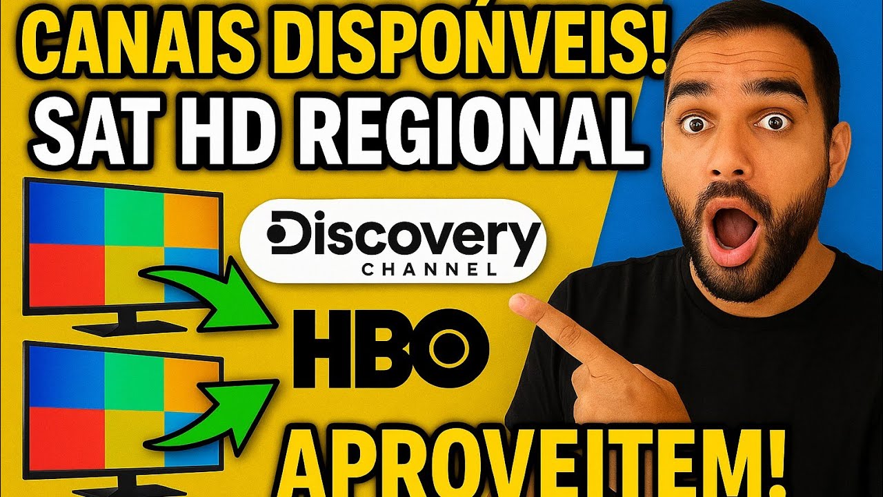 📺 CHANNELS AVAILABLE ON SAT HD REGIONAL! ENJOY! 🔥