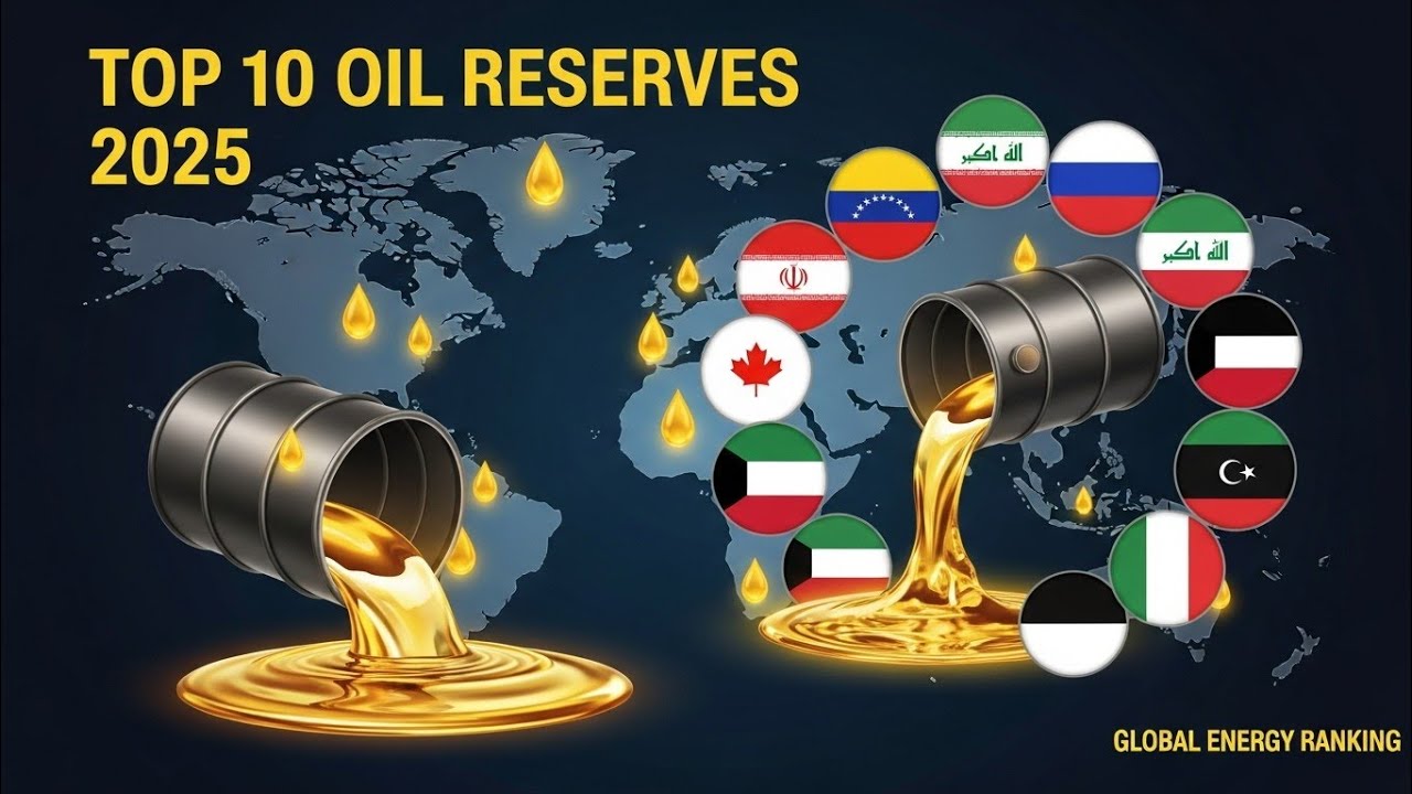 Top 10 Countries with the Largest Oil Reserves in the World 2025