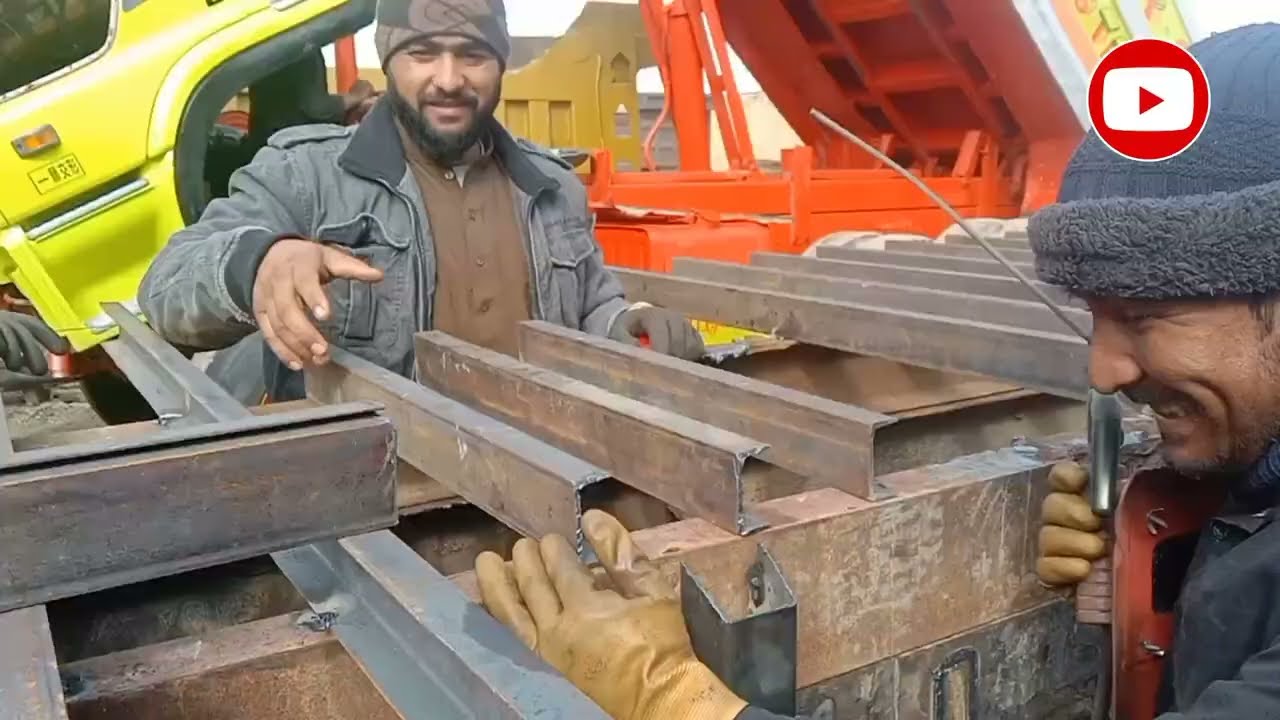 how to make a tractor trolley | tractor trolley Kaisi banai jaati Hain | hydraulic jack  trolley....