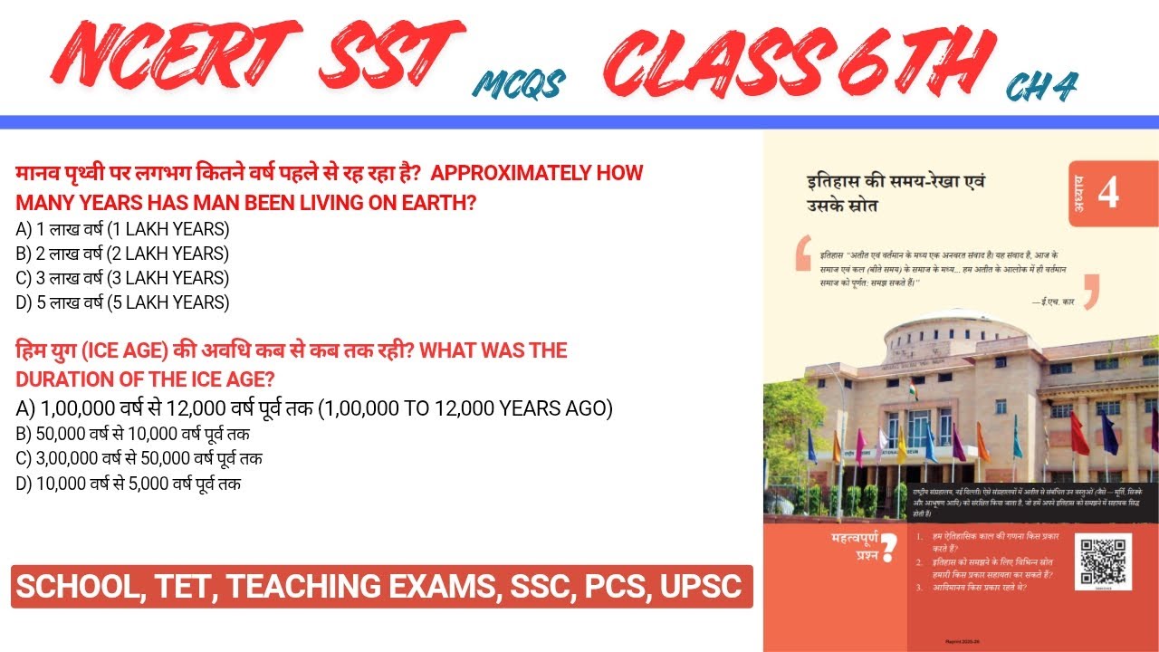 Ncert Class 6th Chapter 4 MCQs & PYQs | #Gyankriticlasses #Ncertmcqs
