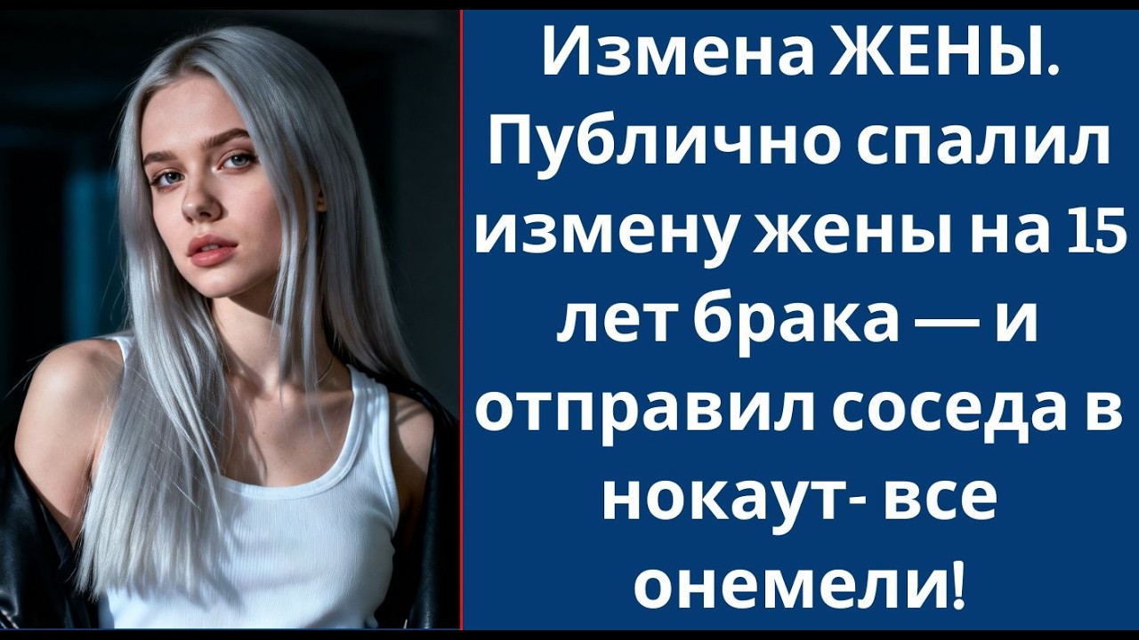 Измена ЖЕНЫ  Публично спалил измену жены на 15 лет брака — и отправил соседа в нокаут  все онеме