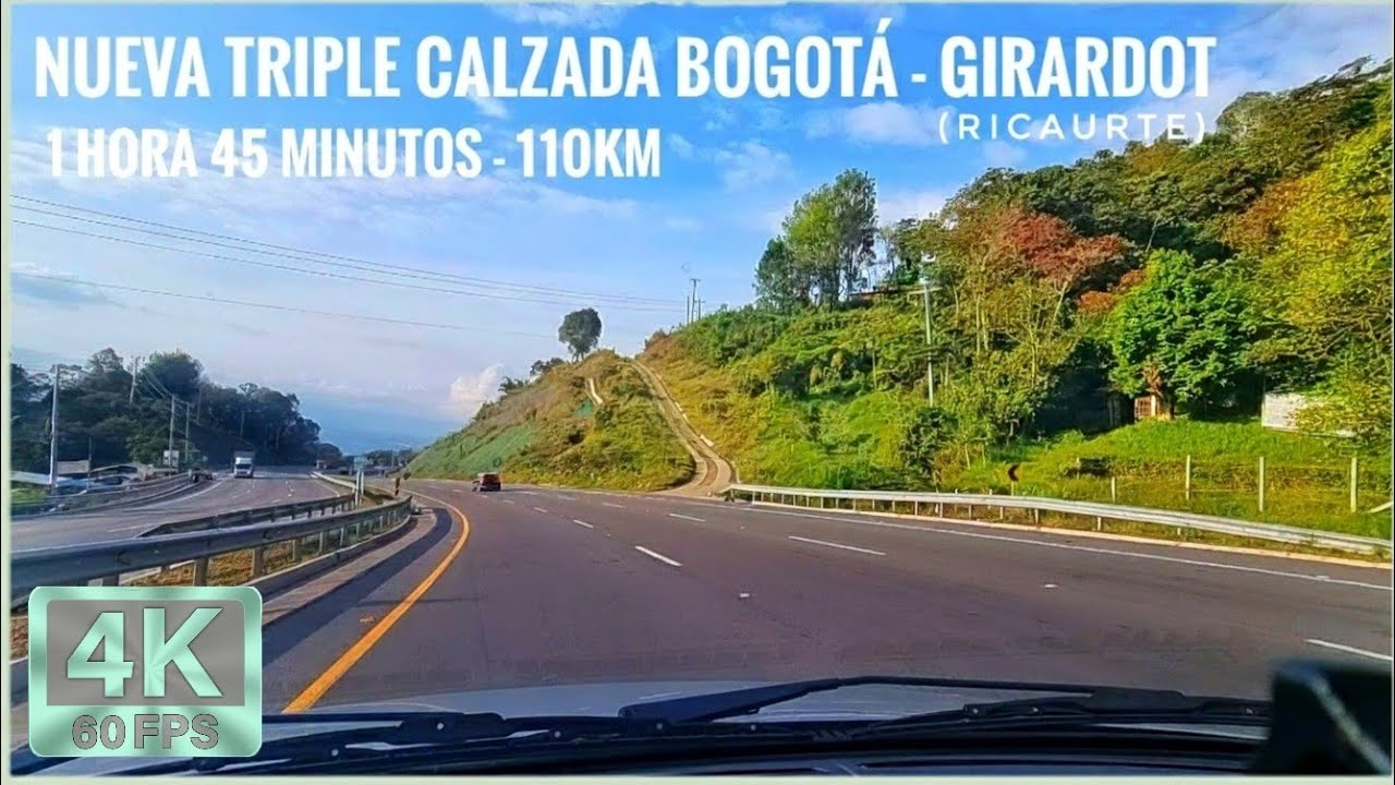 Nueva vía Bogotá ➡️ Girardot (Triple Calzada) 4K/60