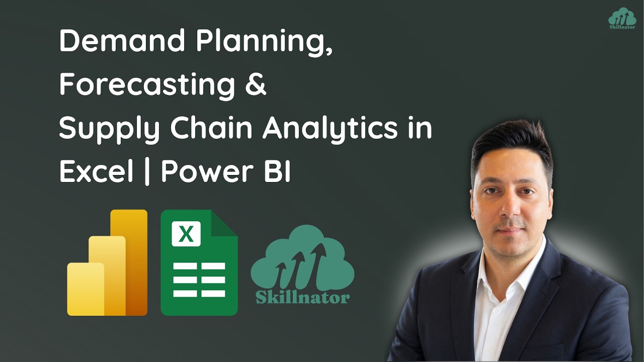 Demand Planning & Forecasting with Excel, Power BI - Real-World Modelling