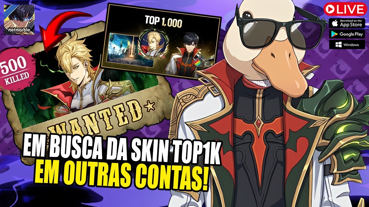 SOLO LEVELING ARISE - JA FOI 500!!! VAMOS DE FARM DE POWER E OFICINA HARD!