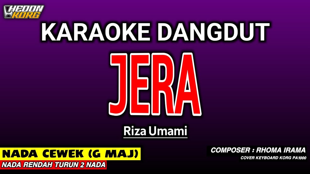 JERA KARAOKE DANGDUT - RIZA UMAMI