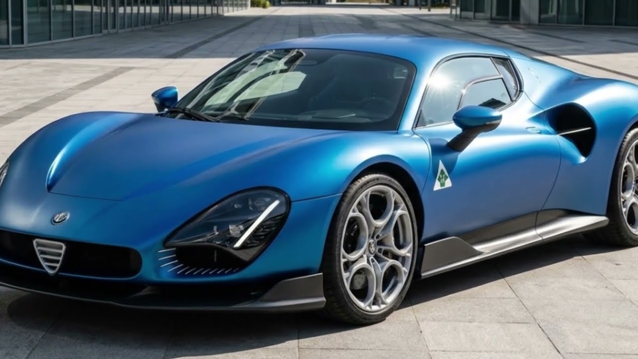 Обзор новой Alfa Romeo 33 Stradale – потрясающий дизайн и характеристики.