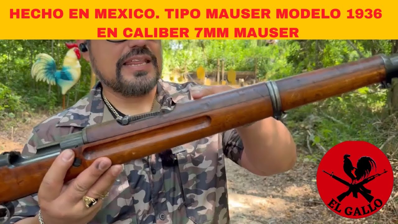 Hecho en Mexico  Tipo Mauser Modelo 1936 en caliber 7mm Mauser