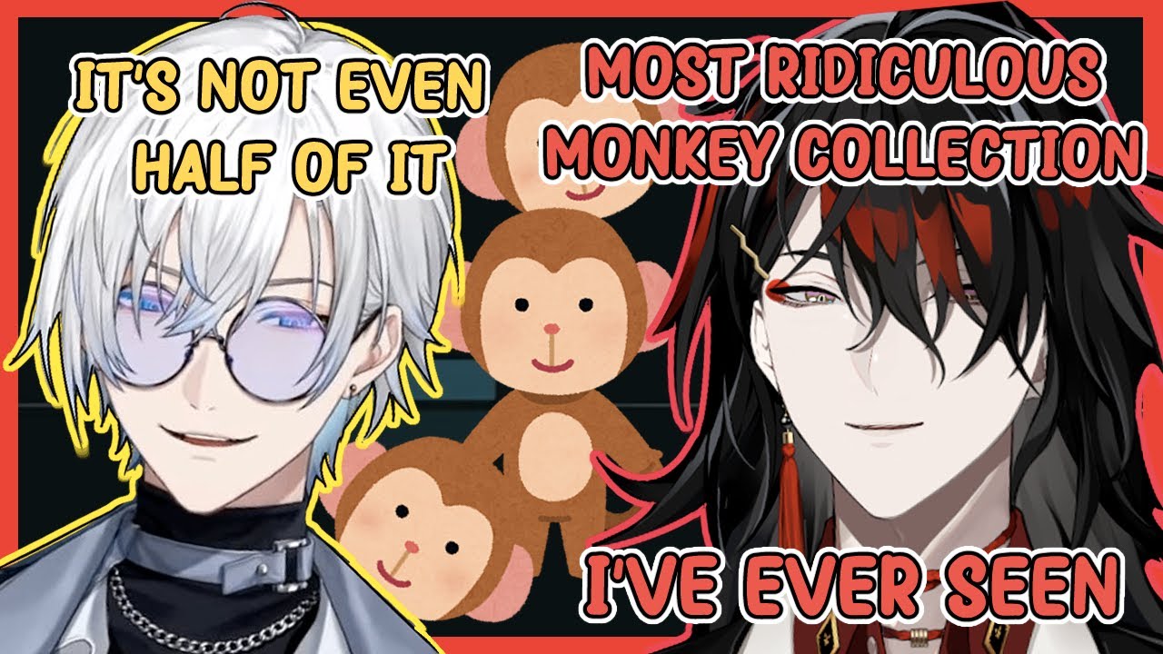 Kaelix Showed His Monkey Collections in His Niji Audition Video