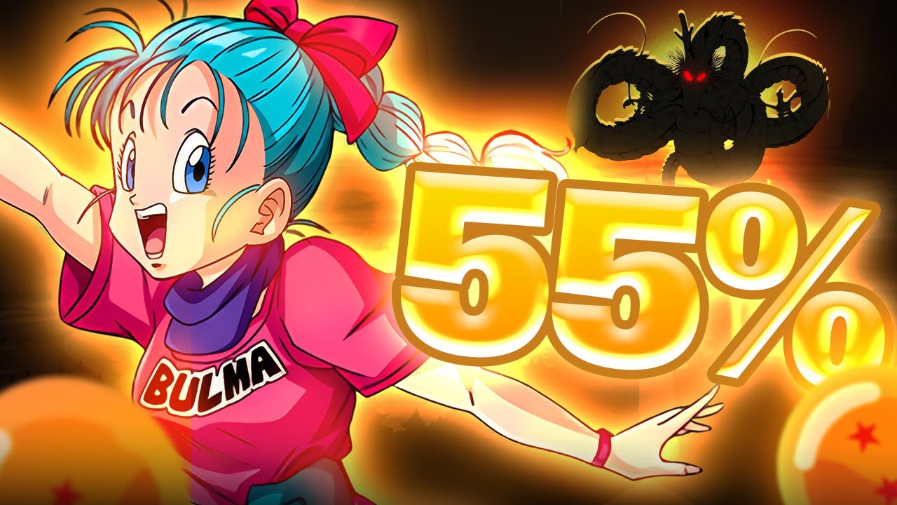SHE IS INSANE!!! HOW GOOD IS LR BULMA AT 55% MAX LINK!?!? (Dokkan Battle)