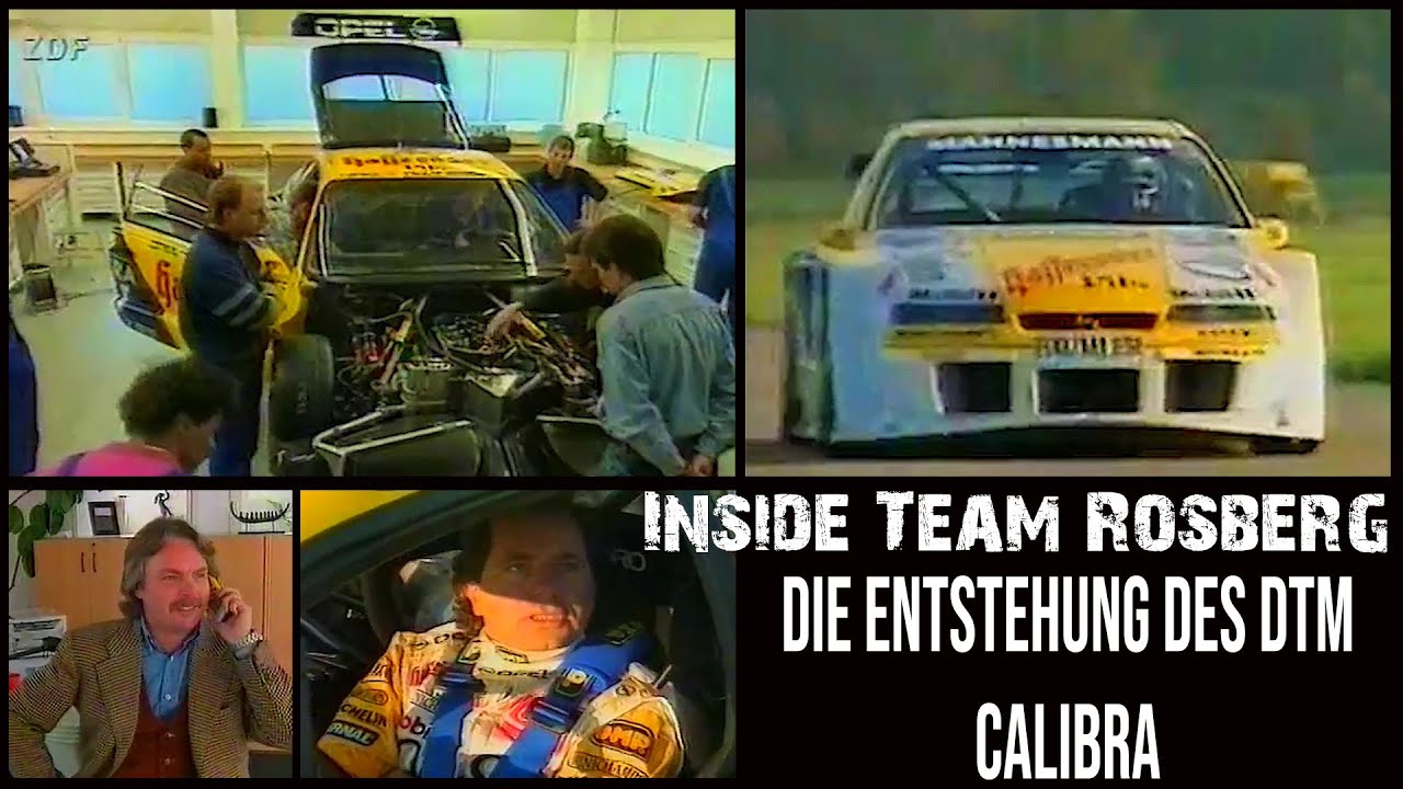 INSIDE Team Rosberg  DTM ITC Opel Calibra V6 1995