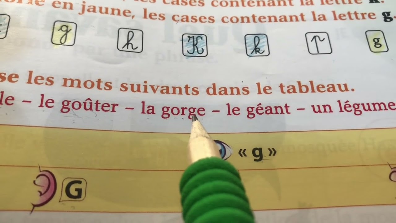 Lire un texte, reconnaître les sons [K] , [G] et leurs différents graphèmes