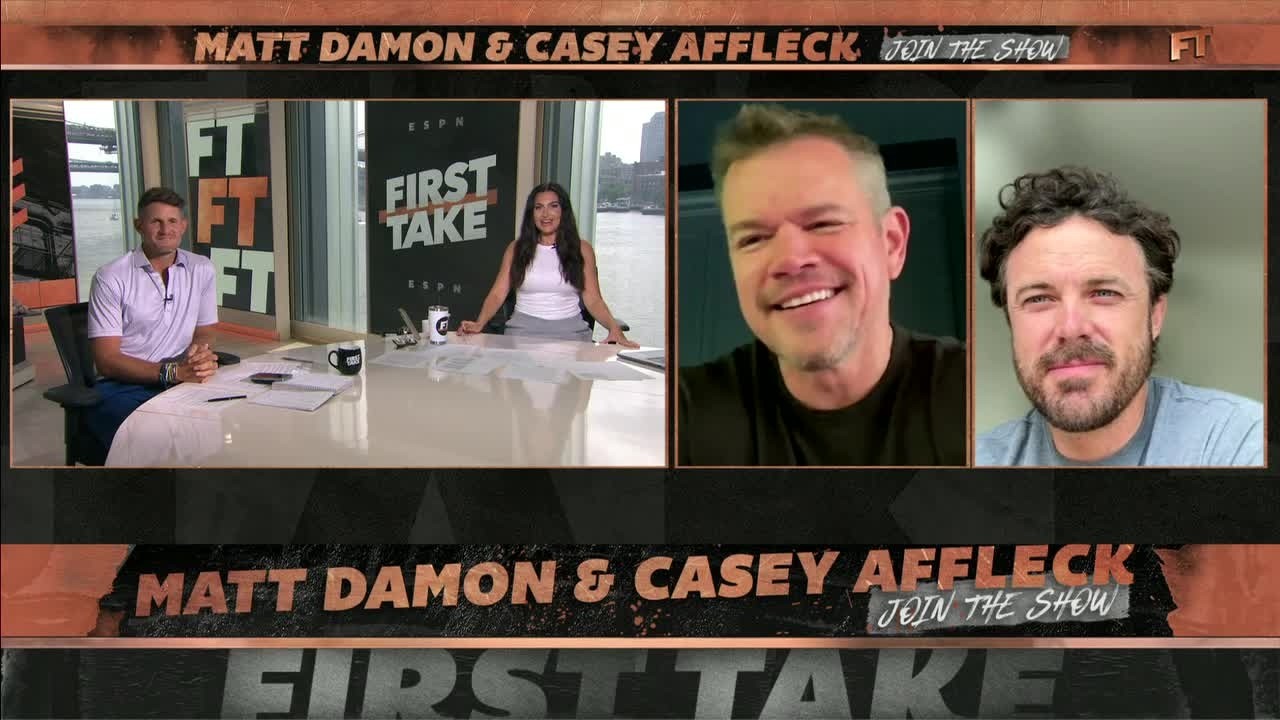 Matt Damon & Casey Affleck on Team USA, Belichick’s future & movie 'The Instigators' | First Take