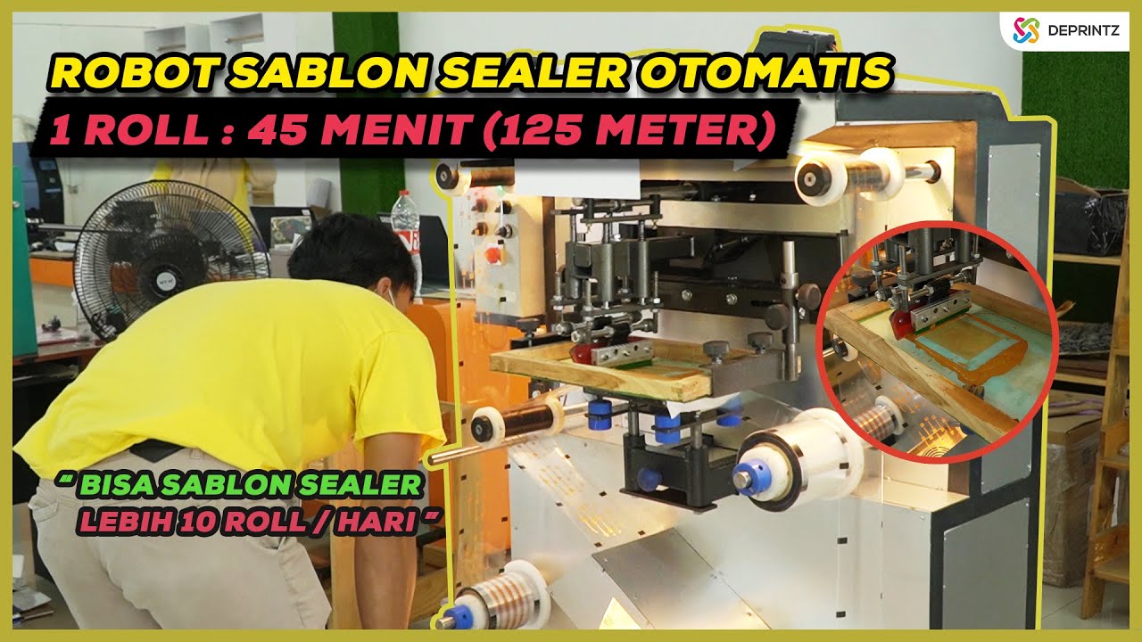 SABLON SEALER CUP PLASTIK OTOMATIS SUPER CEPAT I MESIN LID CUP SEALER OTOMATIS