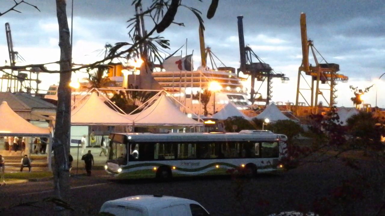 PORT EST RÉUNION,Les Passagers du Costa Romantica à la Gare Maritime,26/10/2016.