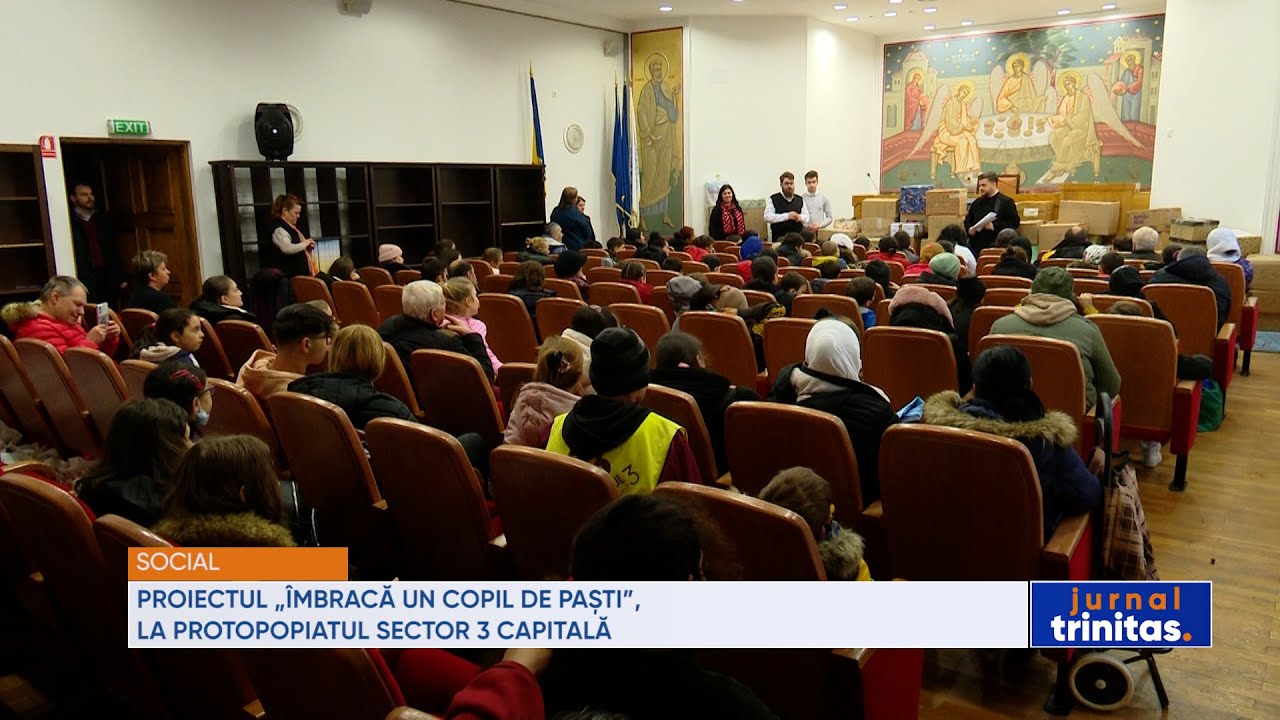 Proiectul „Îmbracă un copil de Paști”, la Protopopiatul Sector 3 Capitală