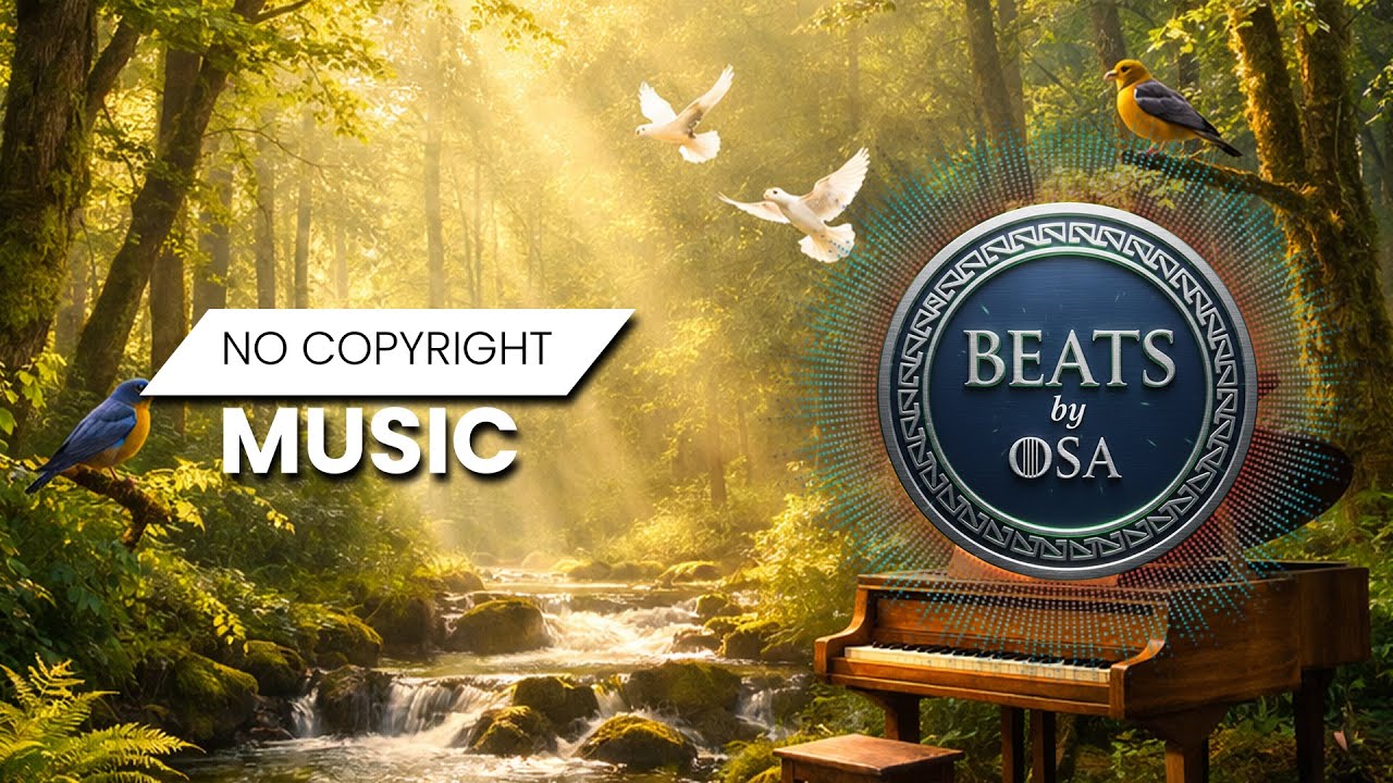 Forest Ambience With Birds & Soft Piano | Copyright Free Music | BEATS BY OSA