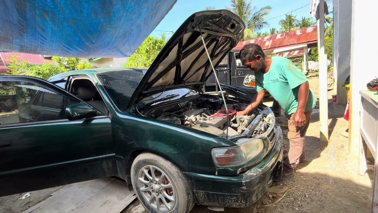 Testing suara mobil corolla pakai knalpot racing