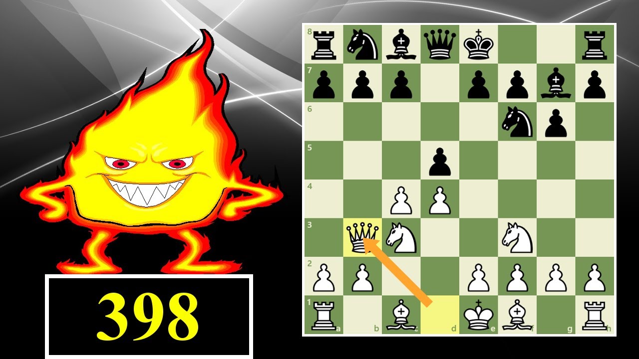 Blitz Chess #398: Grunfeld Defense, Russian variation