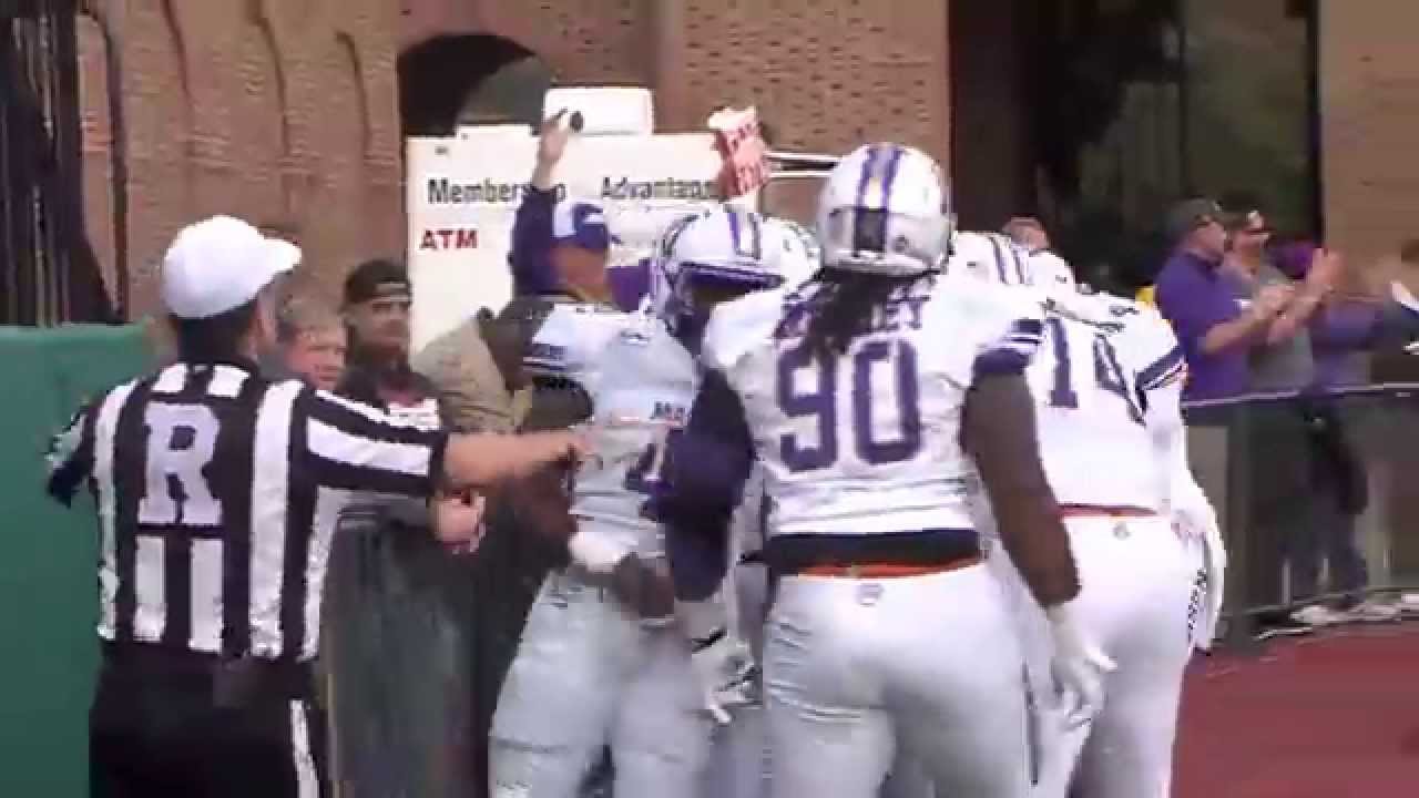 Football vs. #16 William & Mary - Raven Greene Pick-Six