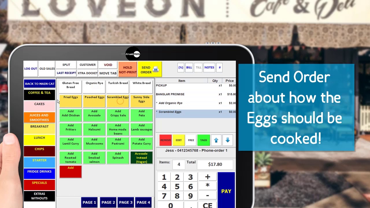Point of Sale POS Systems for Cafe - Easy to use