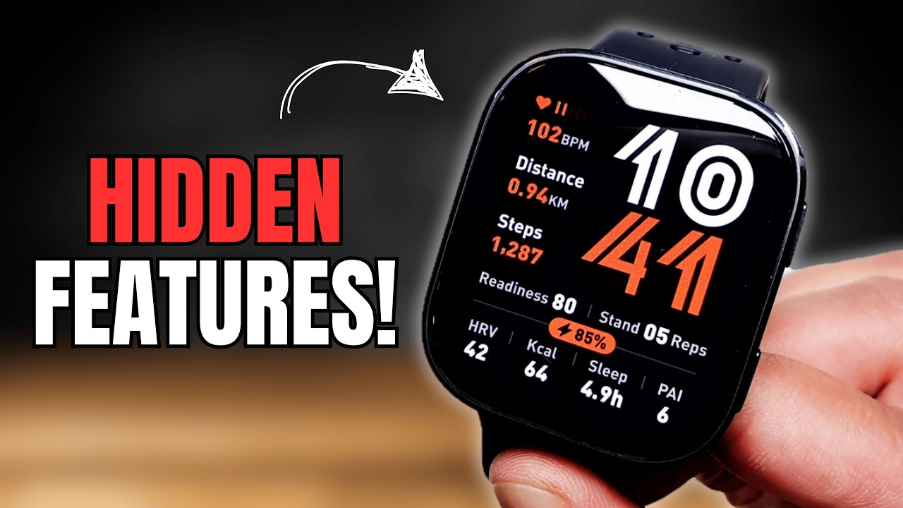 10 Hidden Features on Amazfit Bip 6!