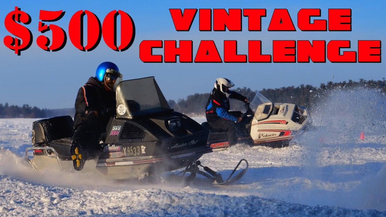$500 VINTAGE Snowmobile CHALLENGE - Will WE Survive!?