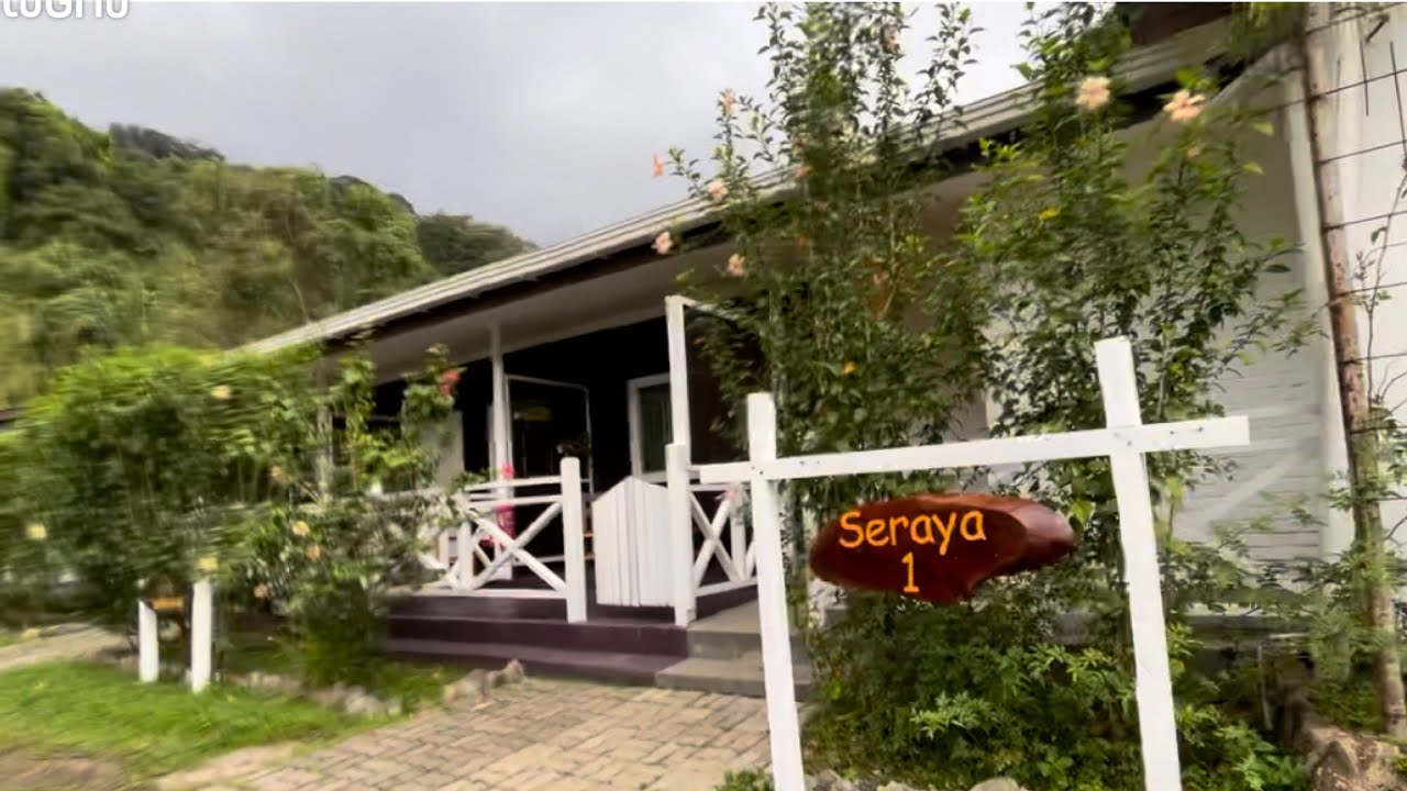 Review Lounge Seraya 1 & Seraya 2 Hot Spring 2. #poringhotspring #Placetostayinranau #nature