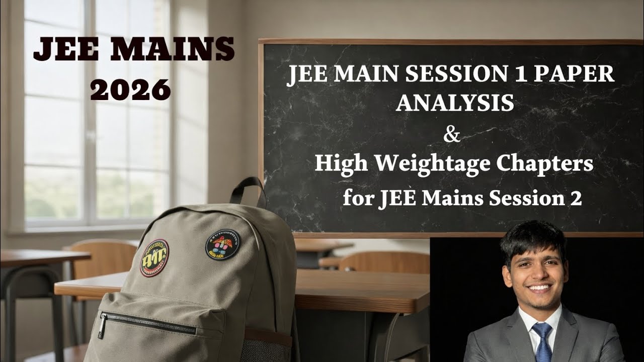 HIGH WEIGHTAGE CHAPTERS FOR JEE MAINS SESSION 2 JEE 2026. 