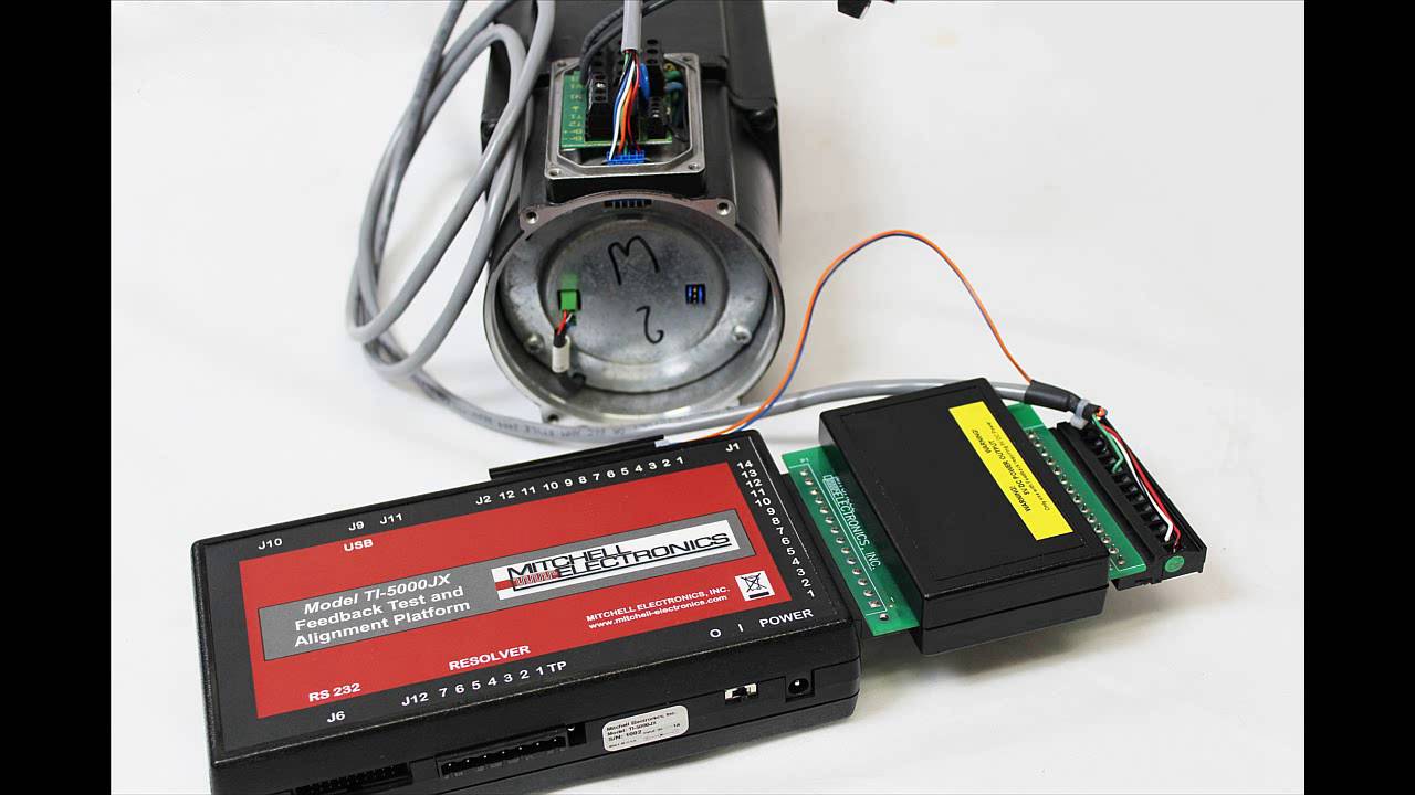TI-5000JX Hiperface and Indramat Electronic Alignment