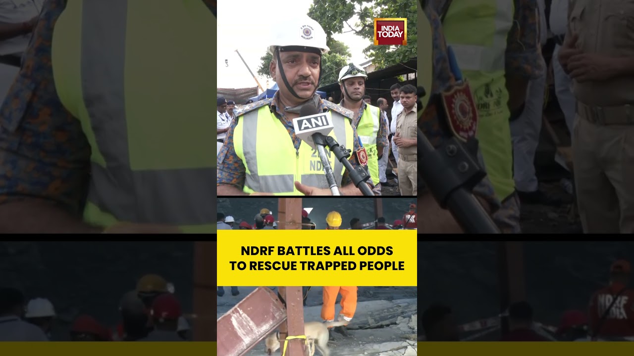 Kolkata Shed Collapse: NDRF Heroes Race Against Time to Save Trapped People #kolkata #ndrf