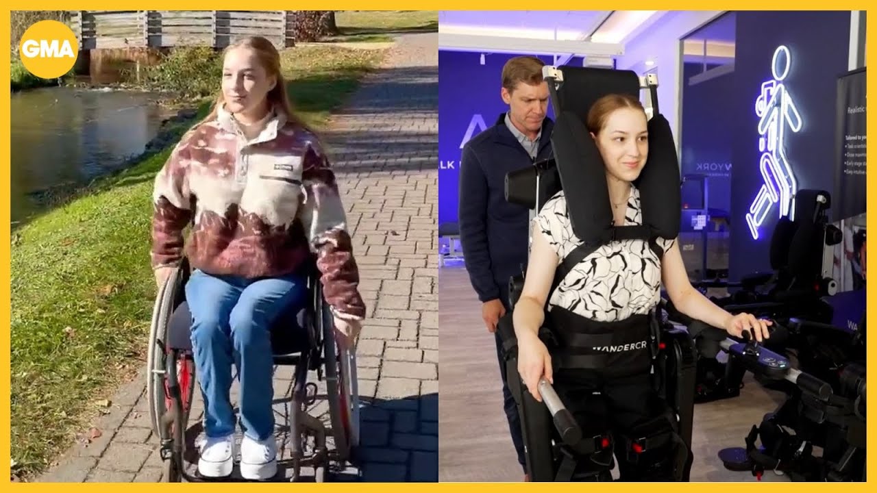Paralyzed woman walks again thanks to new technology