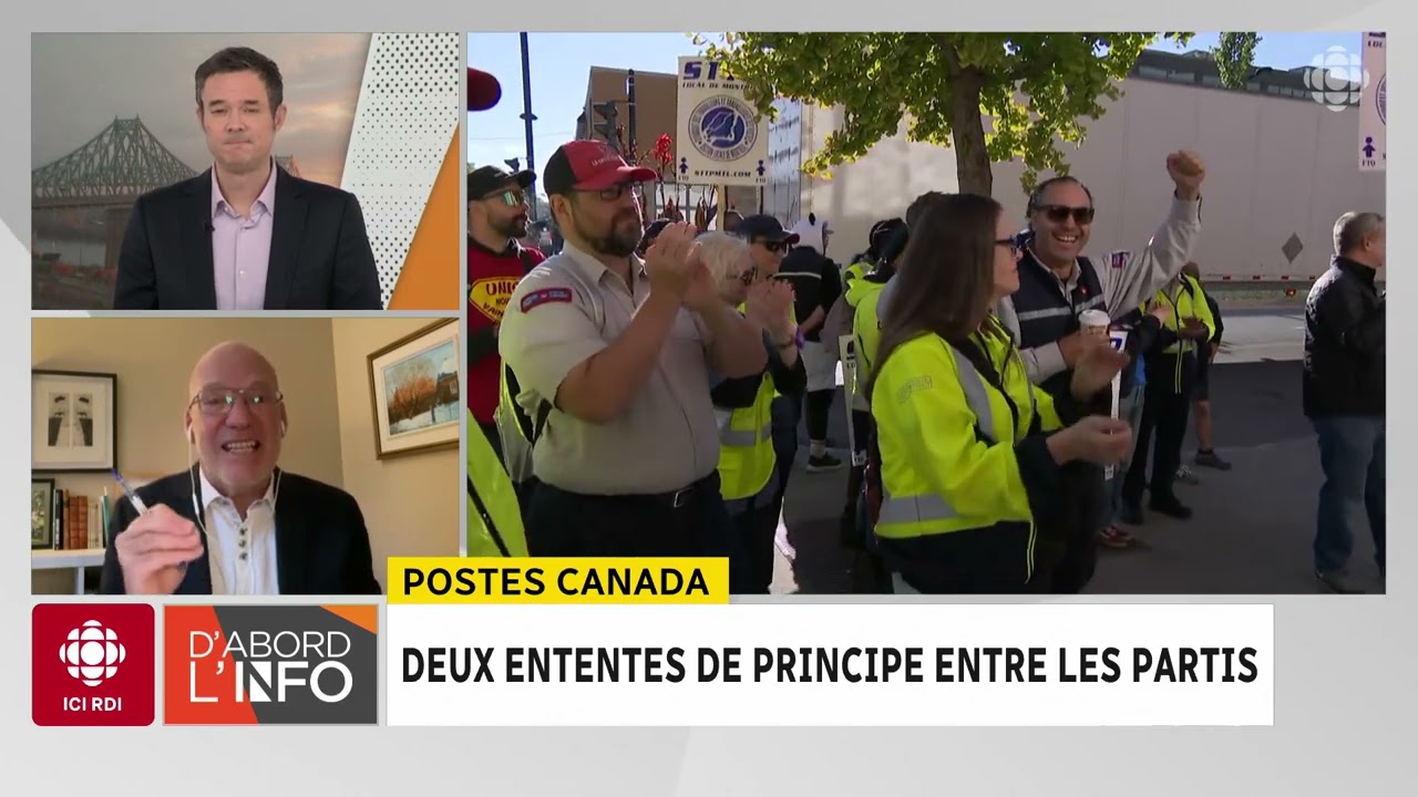 Entente de principe chez Postes Canada | D'abord l'info