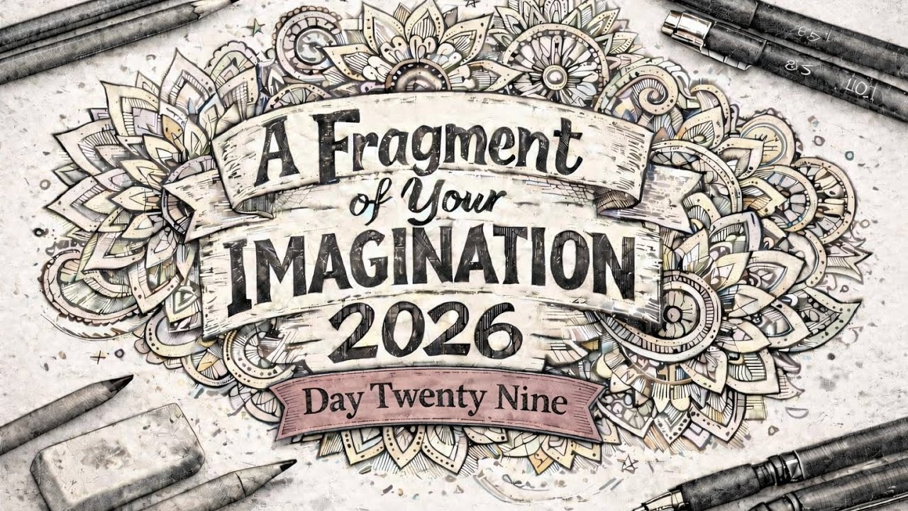 Day 29 | Zentangle | A Fragment of Your Imagination 2026 | #eisenherz #fyic2026 