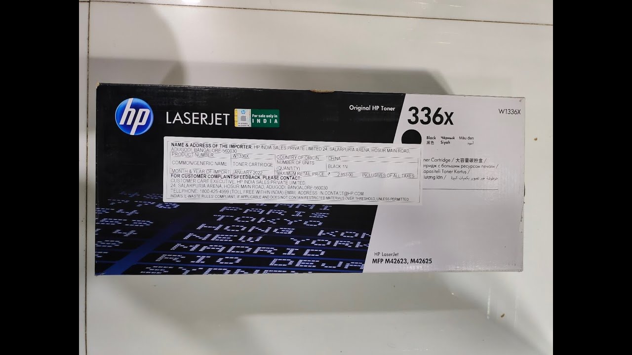HP 336X Black LaserJet Toner Cartridge