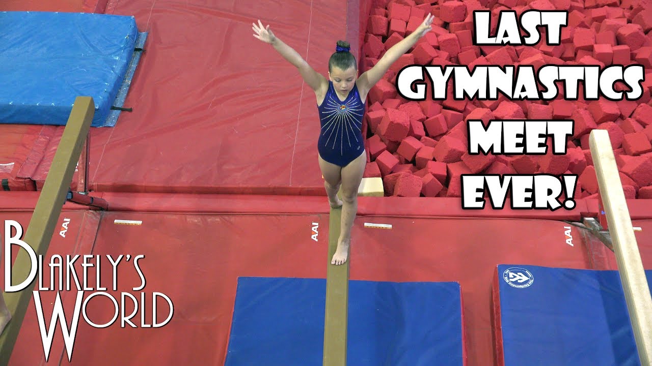 Last Gymnastics Meet Ever! | Blakely Bjerken