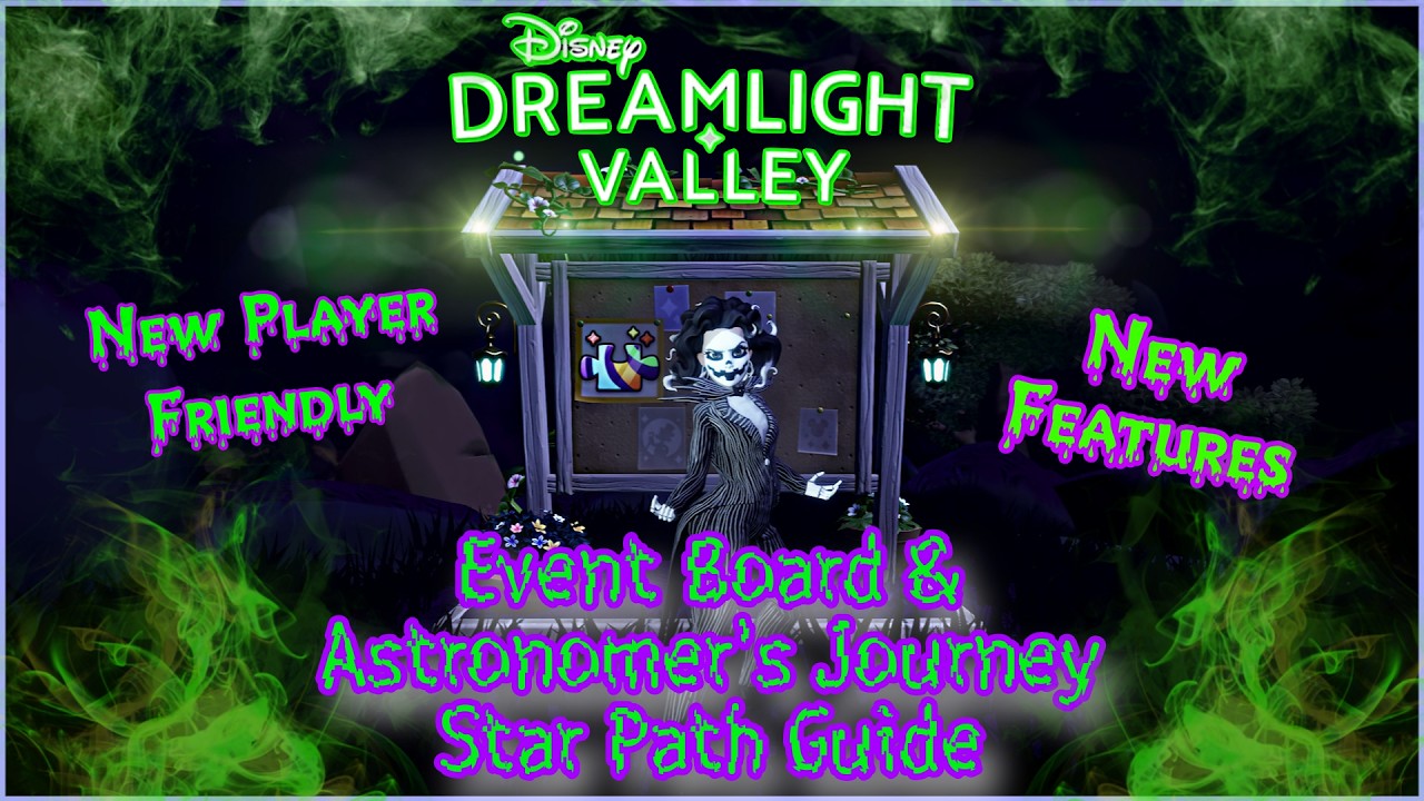 NEW Event Board + FREE Astronomer&rsquo;s Journey Star Path Guide | Disney Dreamlight Valley 🔭⭐