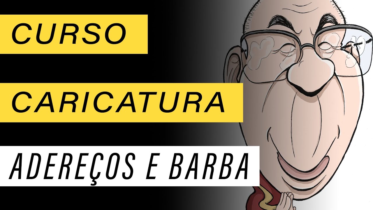 Adereços e barba na caricatura