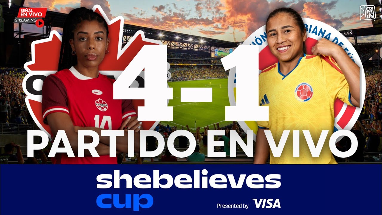 🔴 EN VIVO HOY Fútbol Femenino | Canadá 1-0 Selección Colombia | She Believes Cup 2026- Fecha 1