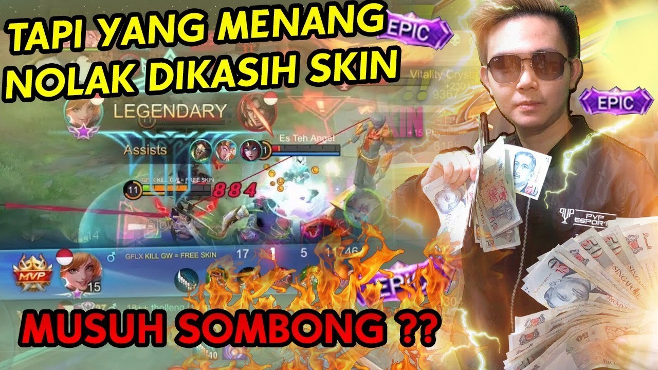 ZXUAN CHALLENGE MUSUH: Kalo bisa KILL gw, gw kasih SKIN EPIC!!