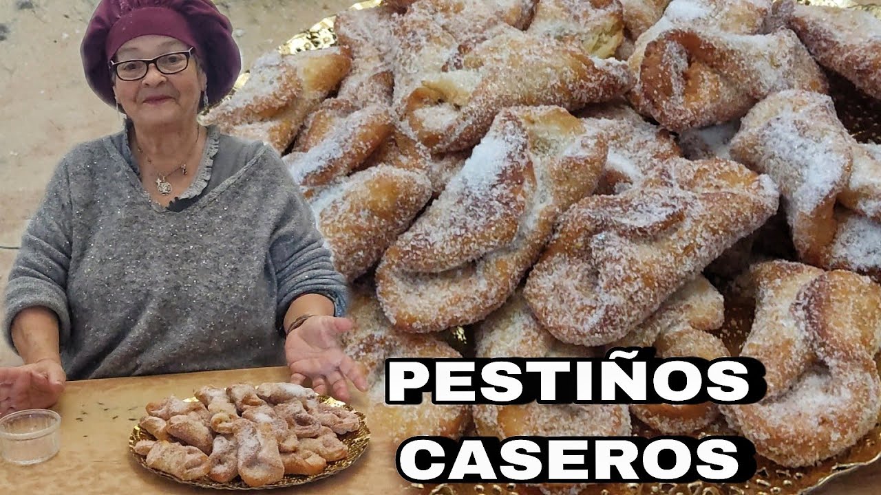 PESTIÑOS CASEROS ROSQUILLAS. Deliciosos. María la pastelera - Recetas paso a paso.