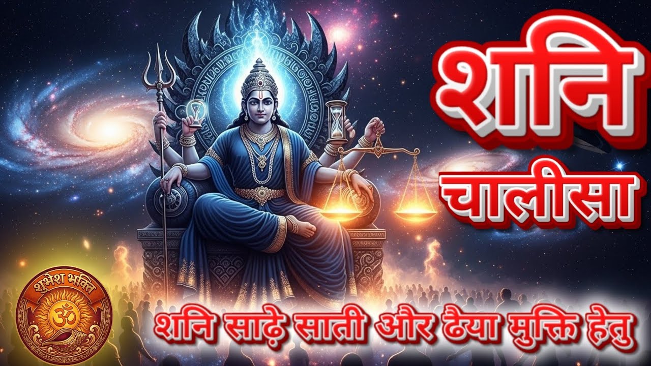 Saturday Special: Shani Chalisa With Lyrics | जय गणेश गिरिजा सुवन | Shani Dev Bhajan #shanichalisa 