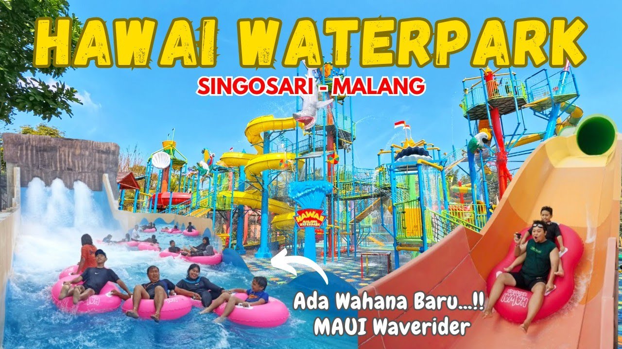 HAWAI WATERPARK MALANG // Dijamin Puas Main Air Disini
