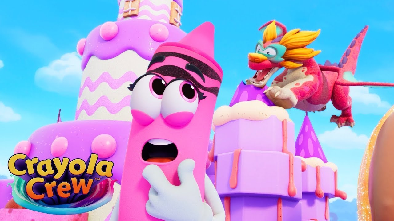 Dragon Eating the Candy Castle! | 45 Min of @CrayolaCrewOfficial Fun & Creative Cartoons for Kids