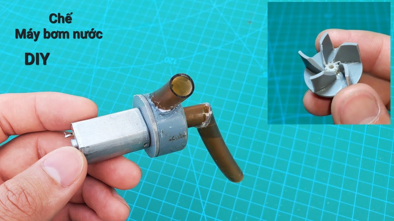 Chế tạo Máy Bơm Nước mini siêu mạnh