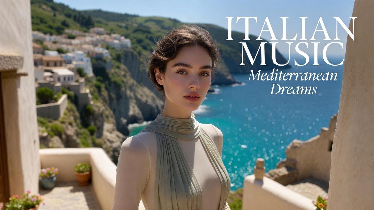 Italian Vibes & Mediterranean Bliss 🎶 Amalfi Coast Serenity 4K | Dolce Italia Music