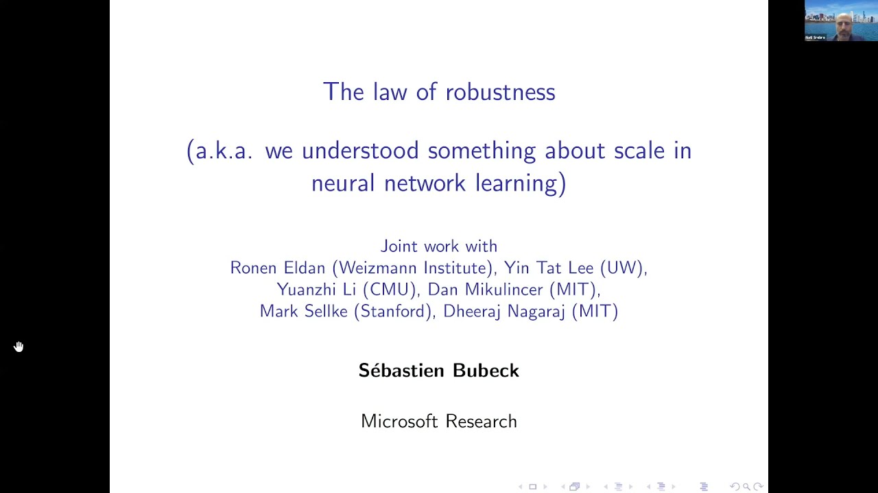 A Universal Law of Robustness