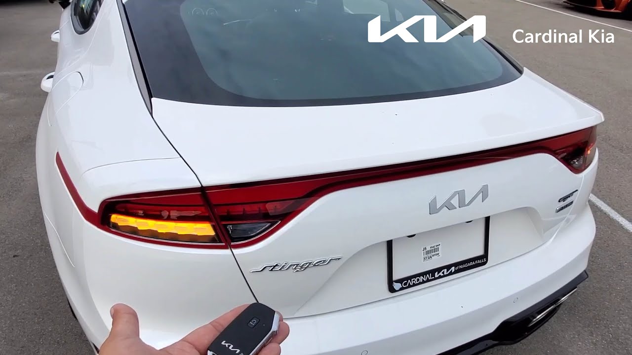 CK - Kia Stinger 2022 - Как пользоваться функцией &laquo;умного багажника&raquo;!