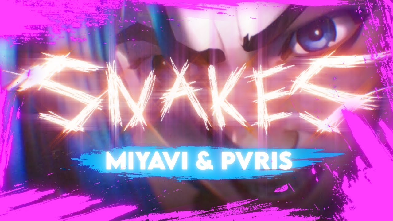 Miyavi & PVRIS - Snakes「Animated Lyric Video」(Arcane AMV)